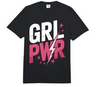Mujeres Poder GRL PWR Motivación Fuerza Feminista Power Girl Comfort Colors Adult Heavyweight T-Shirt