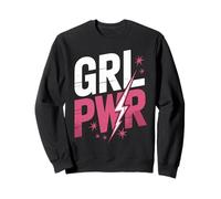 Mujeres Poder GRL PWR Motivación Fuerza Feminista Power Girl Sudadera