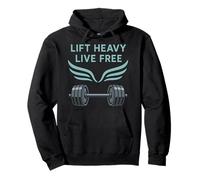 Mujeres Powerlifting Femenino Fuerza Deporte Pesado Regalo Sudadera con Capucha