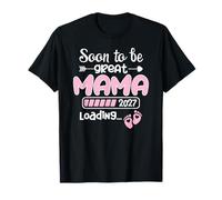 Mujeres Pronto para ser Gran mamá 2027 Esperando mamá Camiseta