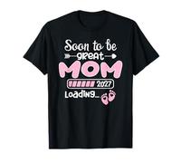 Mujeres Pronto para ser Gran mamá 2027 Esperando mamá Camiseta