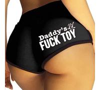 Mujeres Regular & Plus Size Yoga Booty Shorts Sexy Impreso Deportes Hot Pants Slip