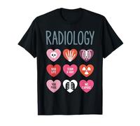 Mujeres Retro Radiología Tech Día de San Valentín X-Ray Camiseta