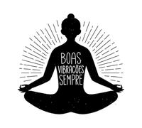 Mujeres sentadas con frase en portugués brasileño traducción bueno siempre Pegatinas de pared 54.6x57.7cm Decoración artística Negro