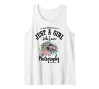 Mujeres Sólo una Chica Que ama la fotografía Camiseta sin Mangas
