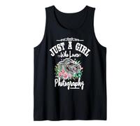 Mujeres Sólo una Chica Que ama la fotografía Camiseta sin Mangas