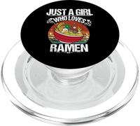 Mujeres Sólo una Chica Que ama los Fideos Ramen Lovers PopSockets PopGrip para MagSafe