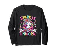 Mujeres-Sparkle Like A Unicorn Cute Unicorn Lover Magic Manga Larga