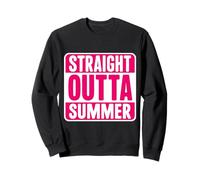 Mujeres Straight Outta Summer Back To School First Day Girls Sudadera