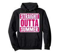 Mujeres Straight Outta Summer Back To School First Day Girls Sudadera con Capucha