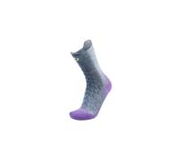 Mujeres THERM-IC Trekking ultracool linen crew socks (gery / purple)