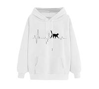 Mujeres Tops Manga Larga Poesía en Logística Correa Blusas Ollas Camisa Mujer Negro, Blanco, XXL