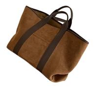 Mujeres Trabajo Capacidad Coreano Estilos Hombro Elegante Mano Moda Suchy Para Las Mujeres Viajero Todos los Días Moda Moda Salouchy Coreano Estilos Hombro Superior, marrón