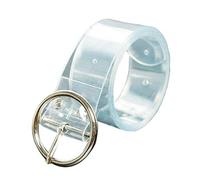 Mujeres Transparentes De La Correa Ancha Pin Hebilla De Cinturón Invisible Claro Correa De Cintura De La Correa Vestido De La Cintura Con Hebilla De Mujer