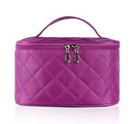 Mujeres Viajes Cosméticos Celosía Cremallera Hombres Bolsas De Maquillaje Organizador Belleza Neceser Lavado Kits De Maquillaje Estuche (Color : D, Size : 22 * 8 * 15cm)