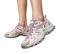 Mujeres Zapatillas Moda Verano Nuevo Modelo Cómodo Suela Gruesa con Cordones Antideslizante Pareja Zapatos de alpinismo