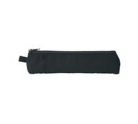 MUJI 無印良品 - Estuche de poliéster para bolígrafos, color negro, ligero con bolsillo exterior y trabilla para bolsa, Black, Convertible