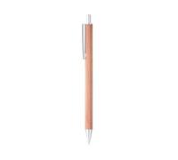 MUJI 無印良品 Portaminas hexagonal de madera, mina de 0,5 mm, madera natural con componentes de latón