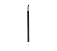 MUJI 無印良品 Portaminas hexagonal de madera, mina de 0,5 mm, negro con borrador integrado