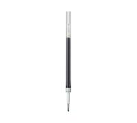 MUJI 無印良品 Recambio para bolígrafo, 0,38 mm, retráctil y compatible con tapa, fabricado en Japón (negro)