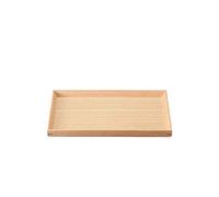 MUJI Bandeja de Madera Cuadrada, Madera, Natural, S