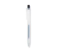 MUJI Bolígrafo de tinta de gel suave tipo Knock de 0,3 mm, color negro