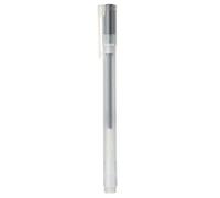 Muji Bolígrafo de tinta de gel, tipo tapa, 0,38 mm, negro, 5 unidades