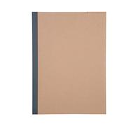 Muji Cuaderno de Papel Reciclado 1 Unidad, Rayas, Color Beige, A4