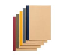Muji Cuadernos, paquete de 5 30 hojas, rayas de colores b5