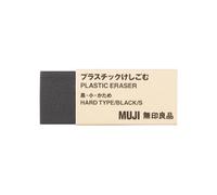 MUJI Goma de borrar Japonesa, colección Negra, tamaño pequeño