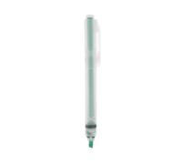 MUJI - Rotulador retráctil, amarillo neón y rosa, diseño push-top, tinta a base de agua (verde)