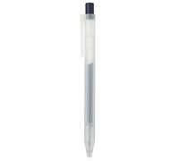 Muji"Sarasara 02794200 - Bolígrafo retráctil de tinta de gel (5 unidades, 0,5 mm), color azul oscuro