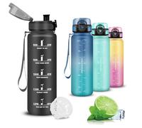 Mujigaga Botella Agua, 500ml Botella Agua Niños, Botellas Reutilizable, Cantimplora Infantil con Filtro, a Prueba de Fugas, Cantimplora para la Escuela, Oficina, Viajar, Deportes, Natación