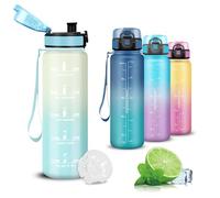 Mujigaga Botella Agua, 500ml Botella Agua Niños, Cantimplora con Filtro, Water Bottle, A Prueba de Fugas, Fácil de Limpiar, Cantimplora Infantil para Viajar, Escuela, Correr, Oficina