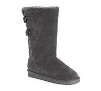 MUK LUKS Botas Jean Mujer, Gris/Gris Oscuro, 39 EU