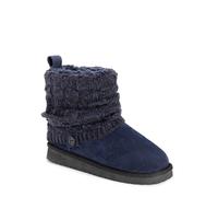 MUK LUKS Botas Laurel para mujer, Azul Marino, 37 EU