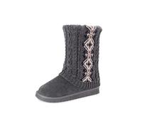 MUK LUKS Cheryl, Bota Mujer, Gris, 43 EU