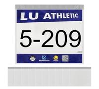 Muka Pack de 10 Fundas para Dorsales de Maratón, Protectores de Vinilo Transparente con Agujeros para Medalleros y Álbumes, Impermeable, Regalo para Corredores