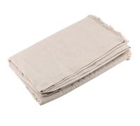 MUKCHAP 150 cm de ancho con aspecto de lino liso, 400 cm de tela de lino natural, tela de lino puro para manualidades