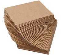 MUKCHAP 200 paquetes de hojas de aglomerado de 5 x 7 pulgadas, cartón kraft marrón ligero para la construcción de modelos, álbumes de recortes y marco de fotos. Calibre 040 grueso