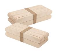 MUKCHAP 400 palitos de paleta de madera de 8 pulgadas, palitos de paleta Jumbo de 200 x 25 x 1,6 mm, palitos de paleta de helado para manualidades DIY