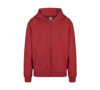 Mukua Byron Kids, Sudadera niños con cremallera y capucha, color Crimson, Talla 9/11