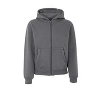 Mukua Byron Kids, Sudadera niños con cremallera y capucha, color Dark Grey, Talla 7/8