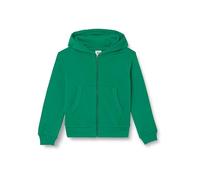 Mukua Byron Kids, Sudadera niños con cremallera y capucha, color Kelly Green, Talla 9/11