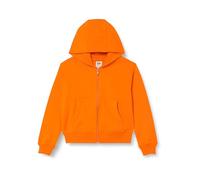 Mukua Byron Kids, Sudadera niños con cremallera y capucha, color Orange, Talla 7/8