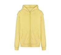 Mukua Byron Kids, Sudadera niños con cremallera y capucha, color Summer Yellow, Talla 3/4