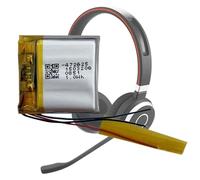 MUKUZI Batería compatible con Ja-Bra Evolve 65, Evolve 75, Evolve 80 auriculares inalámbricos Bluetooth (reemplazo para AHB472625PLT)
