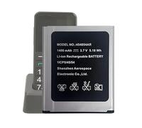 MUKUZI Batería compatible con [Panasonic] KX-TU150, KX-TU150EXR, KX-TU155, KX-TU155EXCN, KX-TU155EXRN, KX-TU160, KX-TU160EXB, KX-TU550 teléfono móvil (reemplazo para 454854AR)