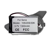 MUKUZI Batería compatible con Sena 20S Evo, 30K, 20S, 10S, SF1-01 Motorcycles Bluetooth Headset Battery Replacement