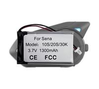 MUKUZI Batería compatible con Sena 30K, 20S, 20S Evo, 10S, SF1-01 Motorcycles Bluetooth Headset Battery Replacement